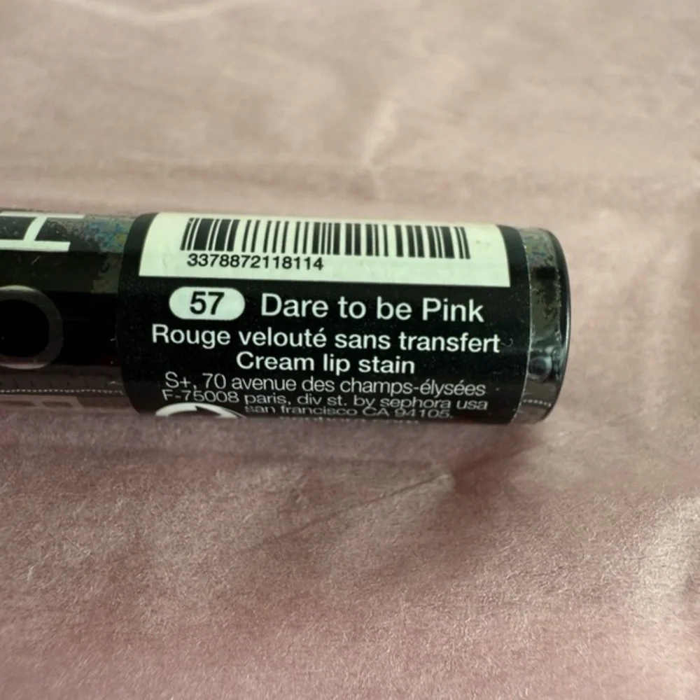 New in Package Sephora Collection Cream Lip Stain in #57 Dare to be Pink - Picture 4 of 6